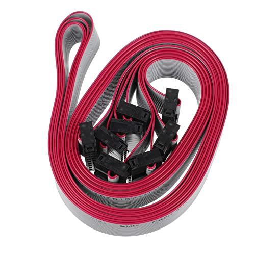 TEHAUX Kabel 16 Pin Grau Draht Flachbandkabel 2 54 Mm Pitch für Büro und Ausrüstung von TEHAUX