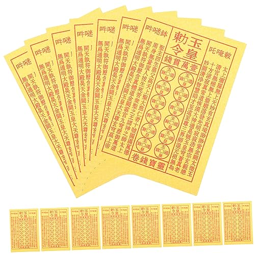 TEHAUX 900stücke Trauergeschenk Papier Für Ahnenbegräbnis Und Trauerfeier Heiliges Anbetungspapier Opferpapier Zum Grabkehrtag Segenspapier von TEHAUX