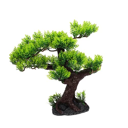 TEHAUX Aquarium-Dekoration: Künstlicher Baum Pflanzenmodell Aquarium-Ornament Nicht Realistisch für Aquarium von TEHAUX