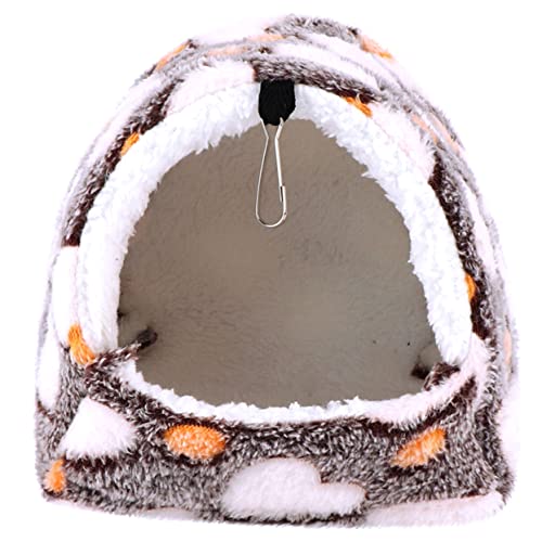 TEHAUX Baumwoll-hängematte Haustierbett Gemütliches Warmes Hängebett Für Hamster Zur Wandmontage Mit Haken TEHAUX Baumwoll-hängematte Haustierbett Gemütliches Warmes Hängebett Für Hamster Zur Wandmontage Mit Haken von TEHAUX