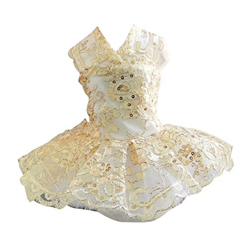 TEHAUX Spitzenrock für Hunde Haustierkleid Atmungsaktive Spitzenkleidung Hochzeits- und Partykleidung Hundekostüm Größe L TEHAUX Spitzenrock für Hunde Haustierkleid Atmungsaktive Spitzenkleidung Hochzeits- und Partykleidung Hundekostüm Größe L von TEHAUX
