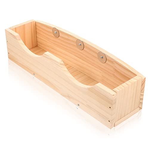 TEHAUX Hasengrasständer Holzgrasständer Moultrie Feeder Hase Grasschale Heuraufe Schweinefutter Lebewesen Kaninchenfutter Für Käfige Heu Für Kaninchen Hamster Kleines Haustier Hölzern von TEHAUX