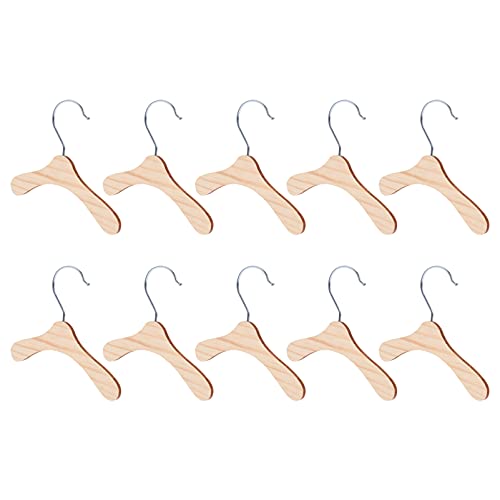 TEHAUX 10st Haustier-aufhänger Puppenaufhänger Kleiderbügel Kostümständer Für Haustiere Miniatur-puppenhausartikel Hund Kleiderständer Für Haustiere Rostfreier Stahl Sache rutschfest Baby von TEHAUX