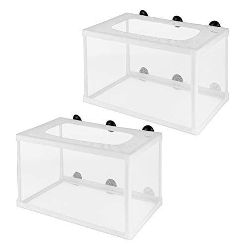 TEHAUX Terrarium 120x60x60 Transparente Fischaufzuchtbox Multifunktionale - Aquarienbrutkästen mit Saugnäpfen für Garnelen Guppy Clownfische Aggressive Einfache Installation 2St Fisch Aufzuchtnetz TEHAUX Terrarium 120x60x60 Transparente Fischaufzuchtbox Multifunktionale - Aquarienbrutkästen mit Saugnäpfen für Garnelen Guppy Clownfische Aggressive Einfache Installation 2St Fisch Aufzuchtnetz von TEHAUX