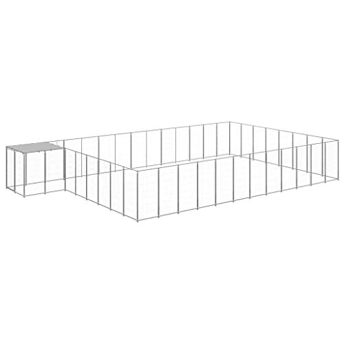 Haustierbedarf-Hundehütte Silber 30,25 m² Stahl-Tiere & Haustierbedarf Haustierbedarf-Hundehütte Silber 30,25 m² Stahl-Tiere & Haustierbedarf von TEKEET