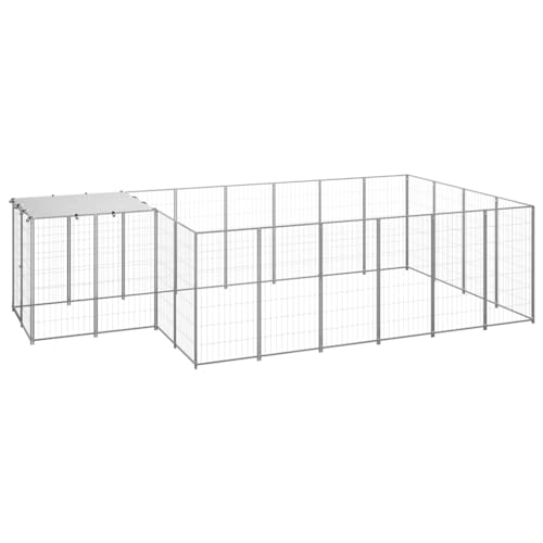 Haustierbedarf-Hundehütte Silber 8,47 m² Stahl-Tiere & Haustierbedarf Haustierbedarf-Hundehütte Silber 8,47 m² Stahl-Tiere & Haustierbedarf von TEKEET