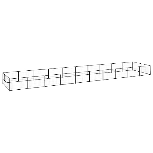 Pet Supplies-Hundehütte Schwarz 20 m² Stahl-Tiere & Haustierbedarf Pet Supplies-Hundehütte Schwarz 20 m² Stahl-Tiere & Haustierbedarf von TEKEET