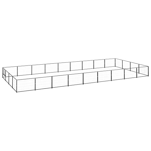 Pet Supplies-Hundehütte Schwarz 36 m² Stahl-Tiere & Haustierbedarf Pet Supplies-Hundehütte Schwarz 36 m² Stahl-Tiere & Haustierbedarf von TEKEET