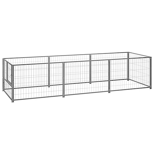 Pet Supplies-Hundehütte Silber 3 m² Stahl-Tiere & Haustierbedarf Pet Supplies-Hundehütte Silber 3 m² Stahl-Tiere & Haustierbedarf von TEKEET