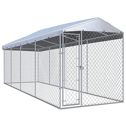 Pet Supplies Hundehütte mit Dach, 760 x 190 x 225 cm, Tier- und Haustierbedarf von TEKEET