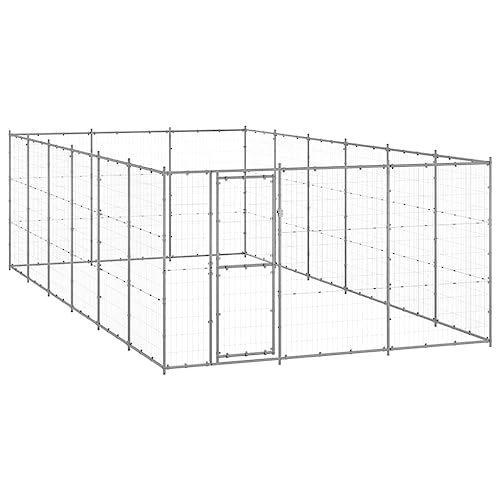 Pet Supplies-Outdoor Hundehütte, verzinkter Stahl, 21,78 m², Tier- und Haustierbedarf von TEKEET