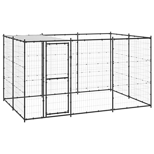 Pet Supplies-Outdoor Hundehütte Stahl mit Dach 7,26 m²-Tiere & Haustierbedarf Pet Supplies-Outdoor Hundehütte Stahl mit Dach 7,26 m²-Tiere & Haustierbedarf von TEKEET