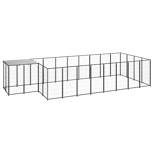 Startseite Möbel Hundehütte schwarz 10,89 m² Stahl Startseite Möbel Hundehütte schwarz 10,89 m² Stahl von TEKEET
