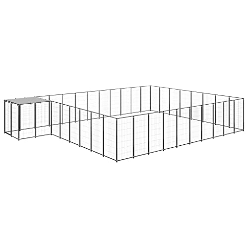 Startseite Möbel Hundehütte schwarz 25,41 m² Stahl Startseite Möbel Hundehütte schwarz 25,41 m² Stahl von TEKEET