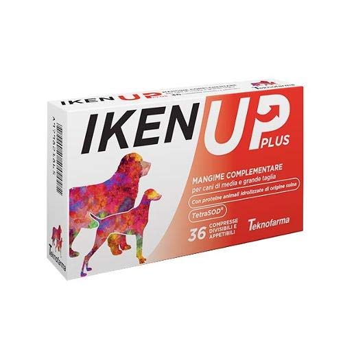 TEKNOFARMA Centrovete IKEN UP Plus 36 Tabletten - zum Ausgleich hoher Futterbedürfnisse bei mittelgroßen und großen Hunden von TEKNOFARMA