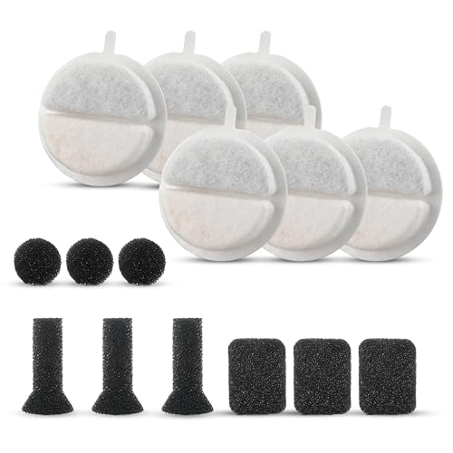 6er Katzenbrunnen Filter Rund Trinkbrunnen Filter für Katze Geeignet für 2.5 Liter Katzenbrunnen 2.5 Liter Ersatzschwammfilter für Katzen Trinkbrunnen 6er Katzenbrunnen Filter Rund Trinkbrunnen Filter für Katze Geeignet für 2.5 Liter Katzenbrunnen 2.5 Liter Ersatzschwammfilter für Katzen Trinkbrunnen von TEKONDA