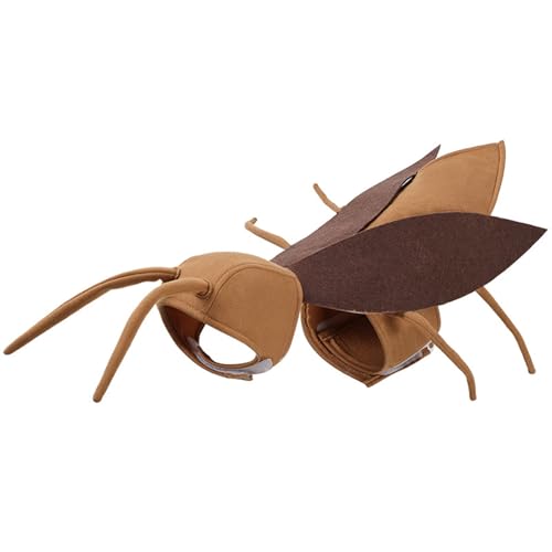 Hundekostüm, Kakerlaken-Kostüm, Kakerlaken-Kostüm, Cosplay, Zubehör, Halloween, Kakerlake für Haustiere von TEMOOUES