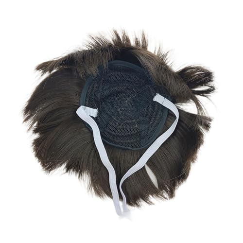 TEMOOUES Schöne Haustier-Perücke, Gänse-Haarteil, Cosplay-Kopfschmuck für Neuheiten, Urlaub, Fotografie, Zubehör, Party, Kostüm, Kopfbedeckung von TEMOOUES