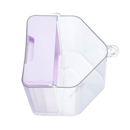 TEMOOUES Vogeltränke, Käfig-Zubehör, geräumige, transparente Badewannen-Box für Papageien, Nymphensittiche, Sittiche und Quäker, mit leicht zu reinigender Schublade, kleine Vogeltränke TEMOOUES Vogeltränke, Käfig-Zubehör, geräumige, transparente Badewannen-Box für Papageien, Nymphensittiche, Sittiche und Quäker, mit leicht zu reinigender Schublade, kleine Vogeltränke von TEMOOUES