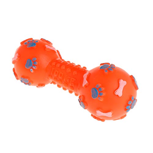 TENCOCO Lustiges interaktives Hundespielzeug, quietschende Hantel, zum Kauen, Hundetraining, sicher, langlebig, für verschiedene Hunde, zum Training für zufällig ausgewählte Hunde TENCOCO Lustiges interaktives Hundespielzeug, quietschende Hantel, zum Kauen, Hundetraining, sicher, langlebig, für verschiedene Hunde, zum Training für zufällig ausgewählte Hunde von TENCOCO