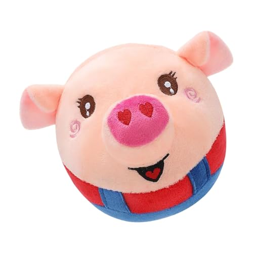 Interaktiver Spielball für Hunde, Plüsch-Hamster mit vibrierenden und springenden Funktionen für aktives Spielen, aktives Haustierspielzeug von TENYELE