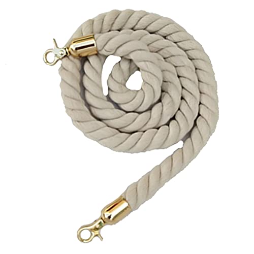 Natürliches weiches Baumwollseil, gedreht, für Hunde und Katzen, Spielzeug, Baum, hängende Schaukel, Tasche, Riemen, Ersatz, Crossbody, dünn von TENYELE
