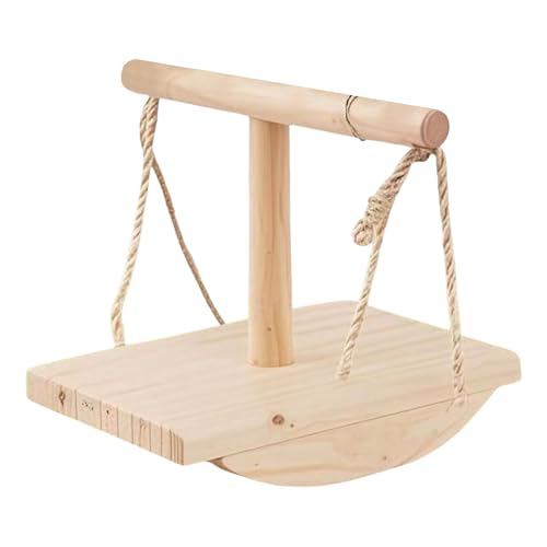 Regulierbarer Papageien-Spielplatz aus Holz mit Schaukelbasis für Stressabbau und Intelligenzentwicklung, kleine Vogelsitzstangen Regulierbarer Papageien-Spielplatz aus Holz mit Schaukelbasis für Stressabbau und Intelligenzentwicklung, kleine Vogelsitzstangen von TENYELE
