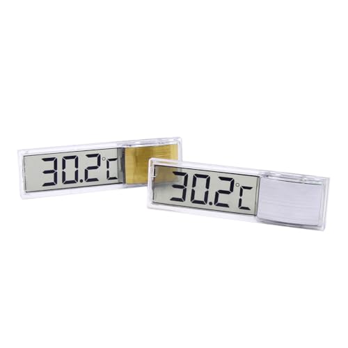 TENYELE Digitales Aquarium-Thermometer, LCD-Display, Sensoren, Wassertemperatur für Aquarien, hohe Genauigkeit, transparente Aquarien, Temperaturmonitore TENYELE Digitales Aquarium-Thermometer, LCD-Display, Sensoren, Wassertemperatur für Aquarien, hohe Genauigkeit, transparente Aquarien, Temperaturmonitore von TENYELE
