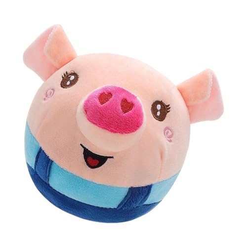 TENYELE Hund Interactive Neckkugel Plüsch Hamster Mit Vibrierenden Und Springenden Funktionen Für Aktives Spielen Interactive Hundespielzeug von TENYELE