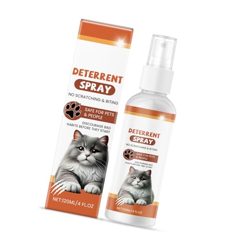 TENYELE Katzen-Sprays für den Innenbereich, abschreckend, Zitrusduft, Extrakte für Möbelschutz, Kletterschutz, Katzensprays für den Innenbereich TENYELE Katzen-Sprays für den Innenbereich, abschreckend, Zitrusduft, Extrakte für Möbelschutz, Kletterschutz, Katzensprays für den Innenbereich von TENYELE