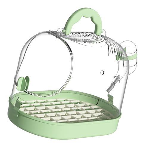 Tragetasche für kleine Papageien, einfach zu transportieren, für Kinder, Outdoor, transparente Papageien-Tragetasche, tragbarer Vogelkäfig von TENYELE