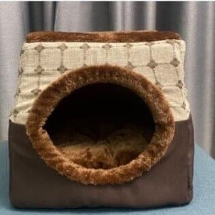 Haustier-Schlafhaus, kleine, mittelgroße Hunde, Katzenbett, ganzjährig, Katzennest, Hundezwinger Haustier-Schlafhaus, kleine, mittelgroße Hunde, Katzenbett, ganzjährig, Katzennest, Hundezwinger von TEPOK