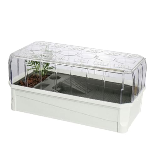 Schildkröten-Tank mit Anti-Ausbruch-Abdeckung, Terrarien für Reptilien, mit abnehmbarem transparentem Zaun, Schildkröten-Tank-Aquarium mit Sonnenplattform, Schildkröten-Tank-Lebensraum-Set, Schildkröten-Tank mit Anti-Ausbruch-Abdeckung, Terrarien für Reptilien, mit abnehmbarem transparentem Zaun, Schildkröten-Tank-Aquarium mit Sonnenplattform, Schildkröten-Tank-Lebensraum-Set, von TEQIN