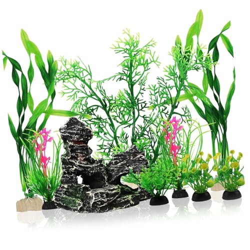 TERNCOEW Aquarium Landschaft Gras Aquarien Dekorationen Kunst Terrarium Lebensraum Ornamente Foto Requisiten von TERNCOEW