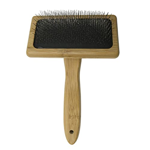TERNCOEW Haustierbürste Enthaarungskamm Bambusholzgriff für Bürste zum Ausfallen und Pflegen für alle langen kurzen Haare, Haustierzupfbürste für Hunde mit langem Haar, kurzes Haar, für Katzen und TERNCOEW Haustierbürste Enthaarungskamm Bambusholzgriff für Bürste zum Ausfallen und Pflegen für alle langen kurzen Haare, Haustierzupfbürste für Hunde mit langem Haar, kurzes Haar, für Katzen und von TERNCOEW