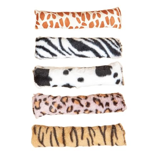 TERNCOEW Spielzeug Leoparden Plüsch Wurfkissen Katzenminze Spielzeug Beißfest Schleifen Kauspielzeug Kätzchen Angst reduzieren Geschenk 5 Stück Haustierbedarf Zubehör TERNCOEW Spielzeug Leoparden Plüsch Wurfkissen Katzenminze Spielzeug Beißfest Schleifen Kauspielzeug Kätzchen Angst reduzieren Geschenk 5 Stück Haustierbedarf Zubehör von TERNCOEW