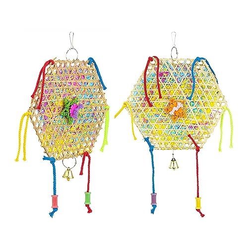 TERNCOEW Spielzeug zum Aufhängen von kleinen Tieren, zum Zähneknirschen für Papageien, Sittiche, Vögel, Nymphensittiche, Nymphensittiche, Kauspielzeug für Papageien, 2 Stück TERNCOEW Spielzeug zum Aufhängen von kleinen Tieren, zum Zähneknirschen für Papageien, Sittiche, Vögel, Nymphensittiche, Nymphensittiche, Kauspielzeug für Papageien, 2 Stück von TERNCOEW