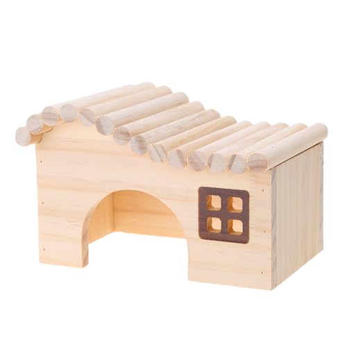 TERNCOEW Trendiges Hamster-Nesthaus aus Holz, luxuriöser Käfig, Haustierspielzeug, Kleintierbedarf, Hamsterkäfig, Hamsterhaus, Holzkäfig, Hausspielzeug TERNCOEW Trendiges Hamster-Nesthaus aus Holz, luxuriöser Käfig, Haustierspielzeug, Kleintierbedarf, Hamsterkäfig, Hamsterhaus, Holzkäfig, Hausspielzeug von TERNCOEW