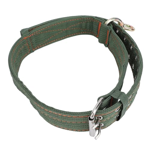 Collar de Nylon de servicio pesado EL Cuello engrosado de la vaca engrosada Con Hebilla de Metal y Cadena de tracción para Ganado, caballos y Perros Grandes (Gran tamaño) von TEUOPIOE