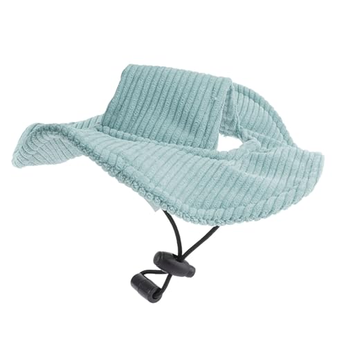 TEUOPIOE Haustierkappe, Sonnenschutz, weich, bequem, leicht, süßer Haustier-Sonnenhut mit Ohrlöchern für Katzen, Hunde, Hundehut (XS) von TEUOPIOE