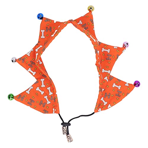 Hunde-Weihnachtshalsband mit Glöckchen, verstellbares Hunde-Weihnachtshalsband, dekorativ, niedlich, stilvoll, Cartoon-Muster, Haustier-Feiertagshalsband mit Glöckchen für Hunde Hunde-Weihnachtshalsband mit Glöckchen, verstellbares Hunde-Weihnachtshalsband, dekorativ, niedlich, stilvoll, Cartoon-Muster, Haustier-Feiertagshalsband mit Glöckchen für Hunde von TEUOPIOE