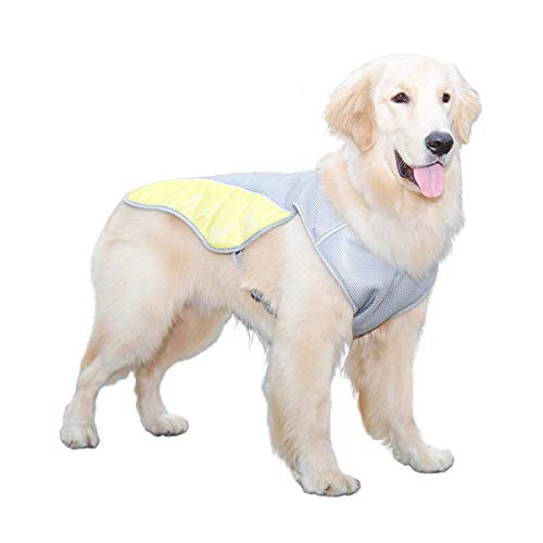 TFENG Cooling Dog Vest Coat Atmungsaktives Splitternetz wasserabsorbierend UV-Schutz von TFENG