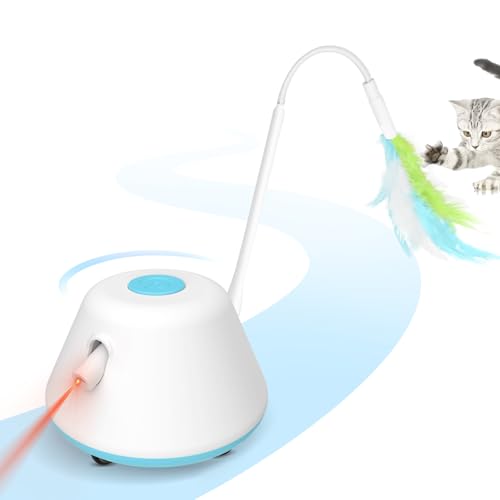TGFIX Laser katzenspielzeug,3 in 1 laserpointer& Federn&Räder, die Laufen können für Kleine Große Katzen Spielzeug für Katzen,flaufrad Katze,cat Laser Toy,selbstbeschäftigung TGFIX Laser katzenspielzeug,3 in 1 laserpointer& Federn&Räder, die Laufen können für Kleine Große Katzen Spielzeug für Katzen,flaufrad Katze,cat Laser Toy,selbstbeschäftigung von TGFIX