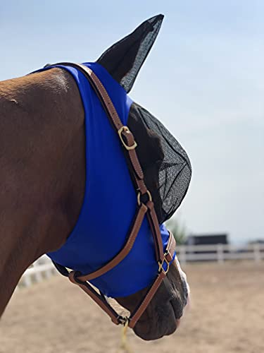 Fliegenmaske mit Ohren von TGW Riding, besonders bequem, Lycra-Griff, weiches Netzgewebe, Pferdemaske mit Ohren, L, Dunkelblau Fliegenmaske mit Ohren von TGW Riding, besonders bequem, Lycra-Griff, weiches Netzgewebe, Pferdemaske mit Ohren, L, Dunkelblau von TGW RIDING