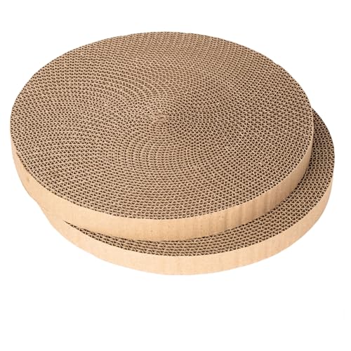 Ersatz-Pads für Katzenkratzer für aktives Spielen (2 Stück) von THAMIAO