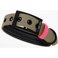 THE DOG IDEA Biothane Halsband Beige pink L von THE DOG IDEA