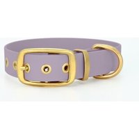 THE DOG IDEA Biothane Halsband Gold Lavendel L von THE DOG IDEA