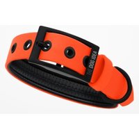 THE DOG IDEA Biothane Halsband Orange neon orange XXL von THE DOG IDEA