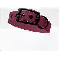 THE DOG IDEA Biothane Halsband Bordeaux Schwarz L von THE DOG IDEA