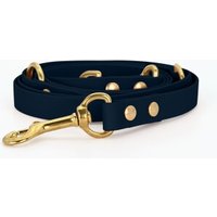 THE DOG IDEA Biothane Hundeleine Gold Navy von THE DOG IDEA